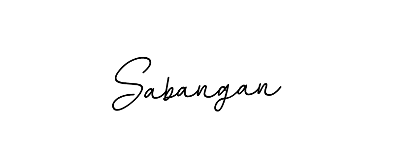 How to make Sabangan name signature. Use BallpointsItalic-DORy9 style for creating short signs online. This is the latest handwritten sign. Sabangan signature style 11 images and pictures png
