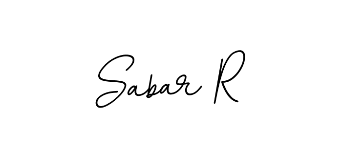 It looks lik you need a new signature style for name Sabar R. Design unique handwritten (BallpointsItalic-DORy9) signature with our free signature maker in just a few clicks. Sabar R signature style 11 images and pictures png