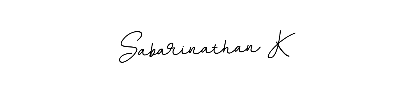It looks lik you need a new signature style for name Sabarinathan K. Design unique handwritten (BallpointsItalic-DORy9) signature with our free signature maker in just a few clicks. Sabarinathan K signature style 11 images and pictures png