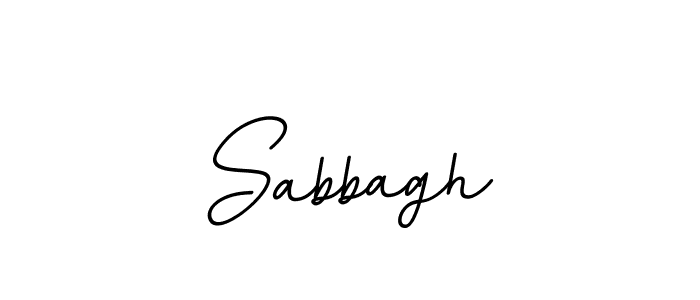 Use a signature maker to create a handwritten signature online. With this signature software, you can design (BallpointsItalic-DORy9) your own signature for name Sabbagh. Sabbagh signature style 11 images and pictures png