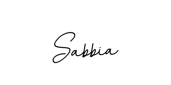 Design your own signature with our free online signature maker. With this signature software, you can create a handwritten (BallpointsItalic-DORy9) signature for name Sabbia. Sabbia signature style 11 images and pictures png