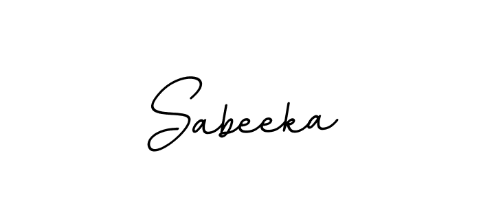 BallpointsItalic-DORy9 is a professional signature style that is perfect for those who want to add a touch of class to their signature. It is also a great choice for those who want to make their signature more unique. Get Sabeeka name to fancy signature for free. Sabeeka signature style 11 images and pictures png