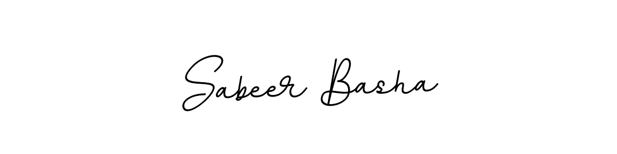 Make a beautiful signature design for name Sabeer Basha. With this signature (BallpointsItalic-DORy9) style, you can create a handwritten signature for free. Sabeer Basha signature style 11 images and pictures png