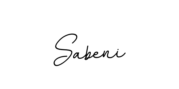 Design your own signature with our free online signature maker. With this signature software, you can create a handwritten (BallpointsItalic-DORy9) signature for name Sabeni. Sabeni signature style 11 images and pictures png
