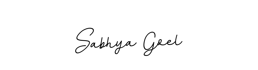 if you are searching for the best signature style for your name Sabhya Goel. so please give up your signature search. here we have designed multiple signature styles  using BallpointsItalic-DORy9. Sabhya Goel signature style 11 images and pictures png