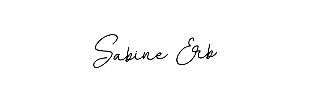 Use a signature maker to create a handwritten signature online. With this signature software, you can design (BallpointsItalic-DORy9) your own signature for name Sabine Erb. Sabine Erb signature style 11 images and pictures png