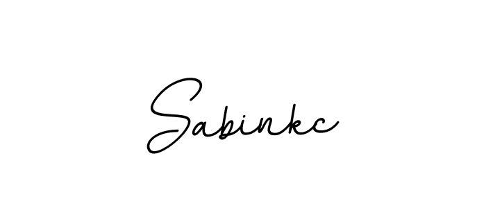 Make a beautiful signature design for name Sabinkc. With this signature (BallpointsItalic-DORy9) style, you can create a handwritten signature for free. Sabinkc signature style 11 images and pictures png