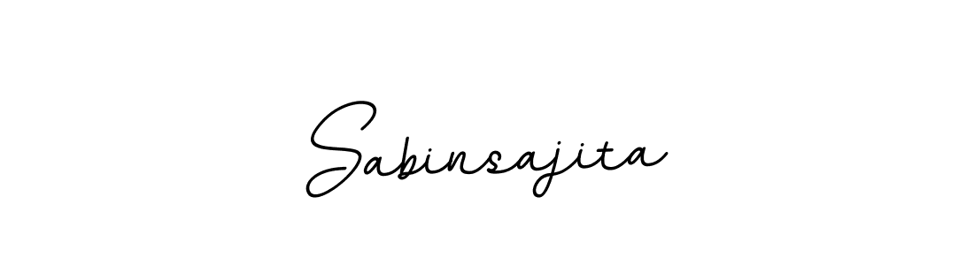 BallpointsItalic-DORy9 is a professional signature style that is perfect for those who want to add a touch of class to their signature. It is also a great choice for those who want to make their signature more unique. Get Sabinsajita name to fancy signature for free. Sabinsajita signature style 11 images and pictures png