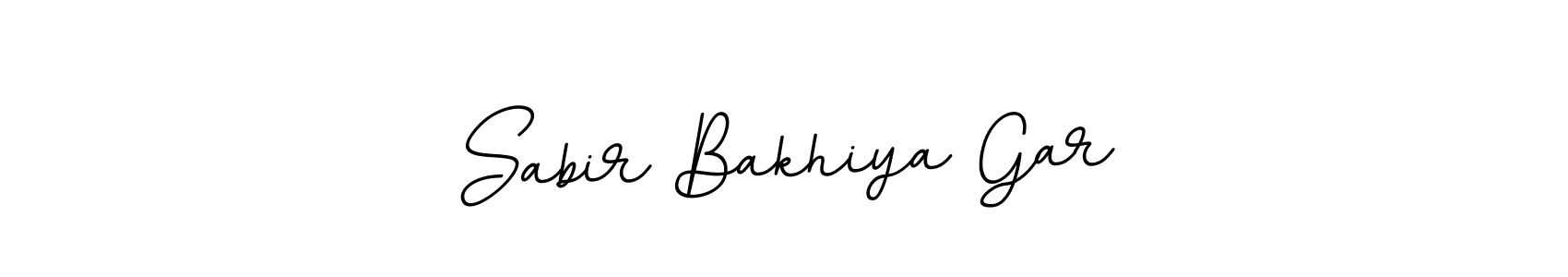 It looks lik you need a new signature style for name Sabir Bakhiya Gar. Design unique handwritten (BallpointsItalic-DORy9) signature with our free signature maker in just a few clicks. Sabir Bakhiya Gar signature style 11 images and pictures png