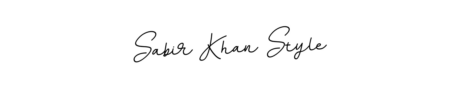 Design your own signature with our free online signature maker. With this signature software, you can create a handwritten (BallpointsItalic-DORy9) signature for name Sabir Khan Style. Sabir Khan Style signature style 11 images and pictures png