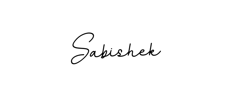 The best way (BallpointsItalic-DORy9) to make a short signature is to pick only two or three words in your name. The name Sabishek include a total of six letters. For converting this name. Sabishek signature style 11 images and pictures png