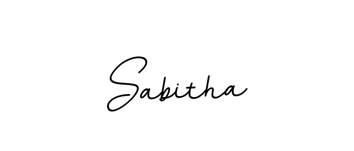 It looks lik you need a new signature style for name Sabitha. Design unique handwritten (BallpointsItalic-DORy9) signature with our free signature maker in just a few clicks. Sabitha signature style 11 images and pictures png