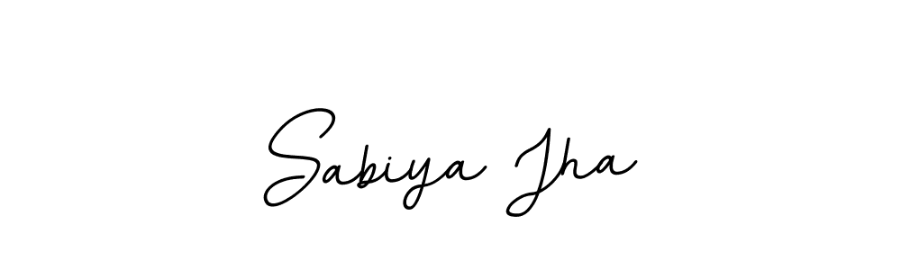 Use a signature maker to create a handwritten signature online. With this signature software, you can design (BallpointsItalic-DORy9) your own signature for name Sabiya Jha. Sabiya Jha signature style 11 images and pictures png