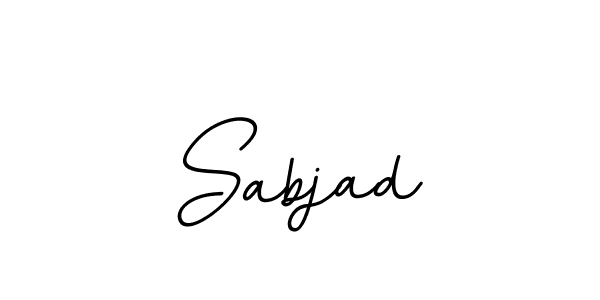 Sabjad stylish signature style. Best Handwritten Sign (BallpointsItalic-DORy9) for my name. Handwritten Signature Collection Ideas for my name Sabjad. Sabjad signature style 11 images and pictures png