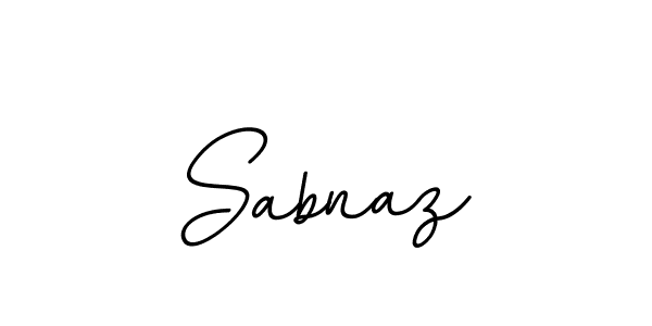 How to make Sabnaz signature? BallpointsItalic-DORy9 is a professional autograph style. Create handwritten signature for Sabnaz name. Sabnaz signature style 11 images and pictures png