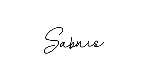 Sabnis stylish signature style. Best Handwritten Sign (BallpointsItalic-DORy9) for my name. Handwritten Signature Collection Ideas for my name Sabnis. Sabnis signature style 11 images and pictures png