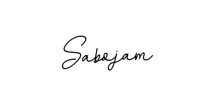 Make a beautiful signature design for name Sabojam. With this signature (BallpointsItalic-DORy9) style, you can create a handwritten signature for free. Sabojam signature style 11 images and pictures png