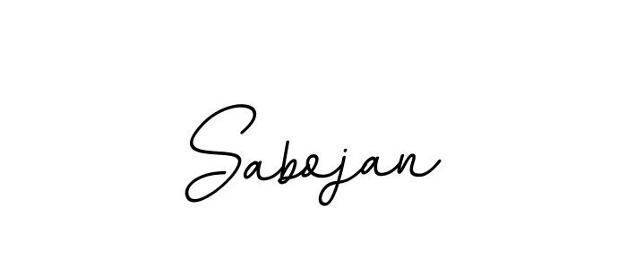 Make a beautiful signature design for name Sabojan. With this signature (BallpointsItalic-DORy9) style, you can create a handwritten signature for free. Sabojan signature style 11 images and pictures png
