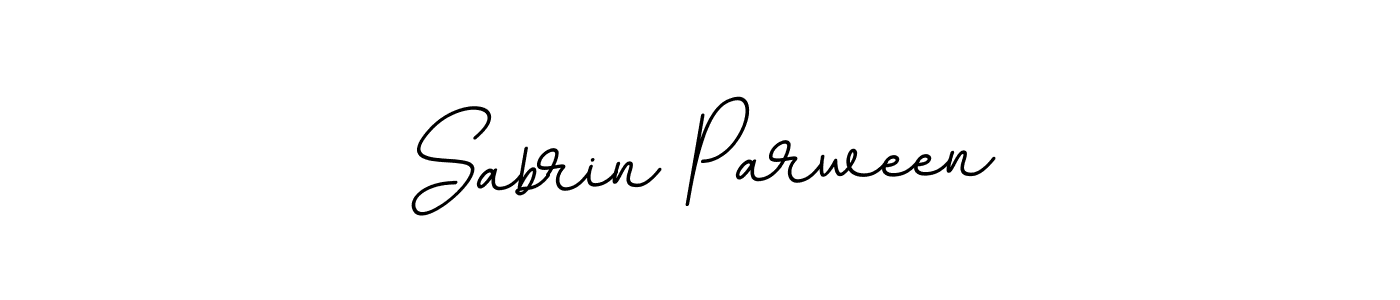 How to make Sabrin Parween signature? BallpointsItalic-DORy9 is a professional autograph style. Create handwritten signature for Sabrin Parween name. Sabrin Parween signature style 11 images and pictures png