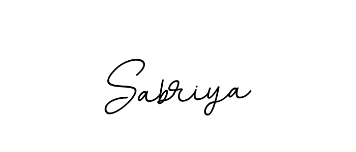Make a beautiful signature design for name Sabriya. With this signature (BallpointsItalic-DORy9) style, you can create a handwritten signature for free. Sabriya signature style 11 images and pictures png