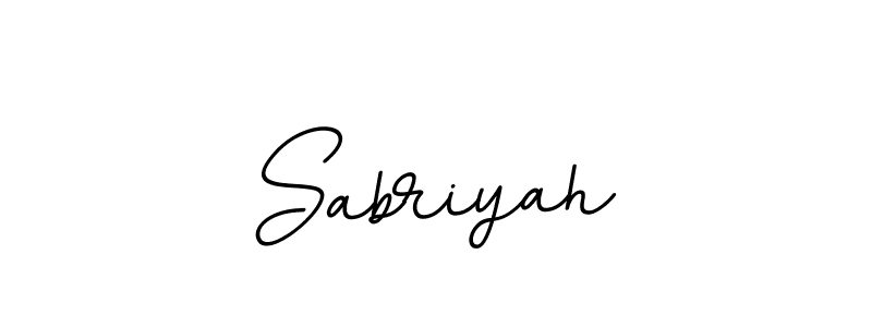 if you are searching for the best signature style for your name Sabriyah. so please give up your signature search. here we have designed multiple signature styles  using BallpointsItalic-DORy9. Sabriyah signature style 11 images and pictures png