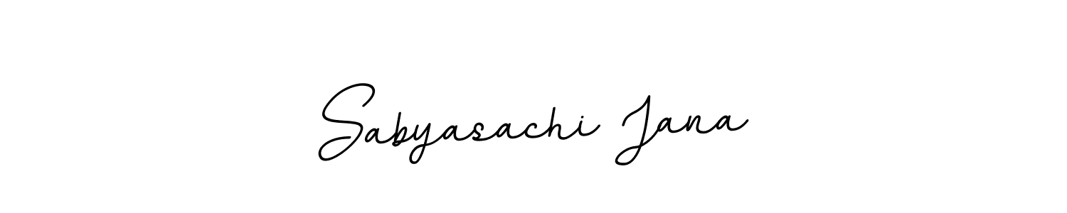 Use a signature maker to create a handwritten signature online. With this signature software, you can design (BallpointsItalic-DORy9) your own signature for name Sabyasachi Jana. Sabyasachi Jana signature style 11 images and pictures png