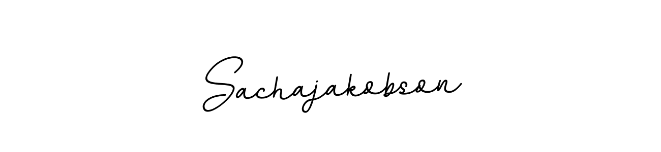 Use a signature maker to create a handwritten signature online. With this signature software, you can design (BallpointsItalic-DORy9) your own signature for name Sachajakobson. Sachajakobson signature style 11 images and pictures png