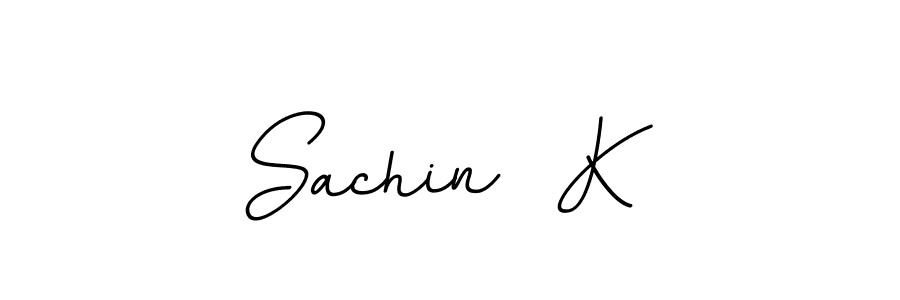 Also we have Sachin  K name is the best signature style. Create professional handwritten signature collection using BallpointsItalic-DORy9 autograph style. Sachin  K signature style 11 images and pictures png