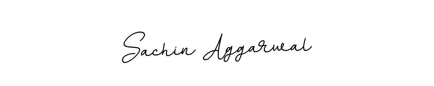 You should practise on your own different ways (BallpointsItalic-DORy9) to write your name (Sachin Aggarwal) in signature. don't let someone else do it for you. Sachin Aggarwal signature style 11 images and pictures png