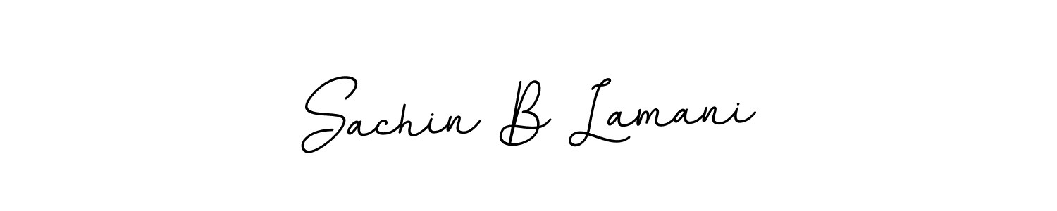 It looks lik you need a new signature style for name Sachin B Lamani. Design unique handwritten (BallpointsItalic-DORy9) signature with our free signature maker in just a few clicks. Sachin B Lamani signature style 11 images and pictures png