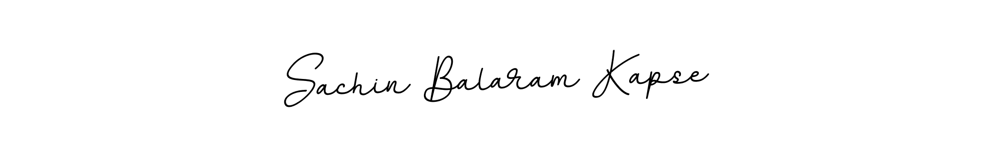 Design your own signature with our free online signature maker. With this signature software, you can create a handwritten (BallpointsItalic-DORy9) signature for name Sachin Balaram Kapse. Sachin Balaram Kapse signature style 11 images and pictures png