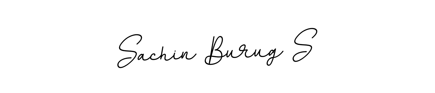 Also You can easily find your signature by using the search form. We will create Sachin Burug S name handwritten signature images for you free of cost using BallpointsItalic-DORy9 sign style. Sachin Burug S signature style 11 images and pictures png