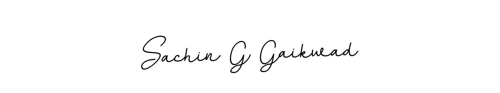 Design your own signature with our free online signature maker. With this signature software, you can create a handwritten (BallpointsItalic-DORy9) signature for name Sachin G Gaikwad. Sachin G Gaikwad signature style 11 images and pictures png