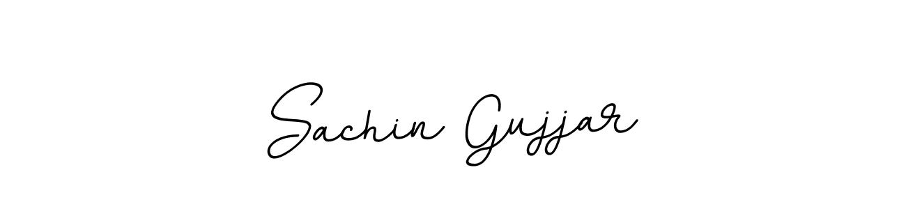 Sachin Gujjar stylish signature style. Best Handwritten Sign (BallpointsItalic-DORy9) for my name. Handwritten Signature Collection Ideas for my name Sachin Gujjar. Sachin Gujjar signature style 11 images and pictures png