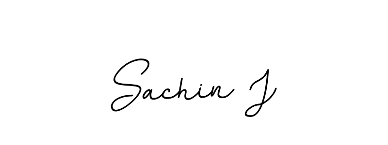 It looks lik you need a new signature style for name Sachin J. Design unique handwritten (BallpointsItalic-DORy9) signature with our free signature maker in just a few clicks. Sachin J signature style 11 images and pictures png