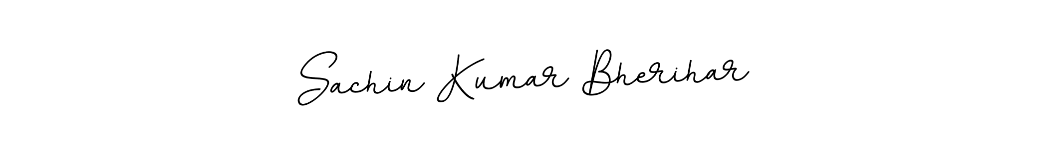 Create a beautiful signature design for name Sachin Kumar Bherihar. With this signature (BallpointsItalic-DORy9) fonts, you can make a handwritten signature for free. Sachin Kumar Bherihar signature style 11 images and pictures png