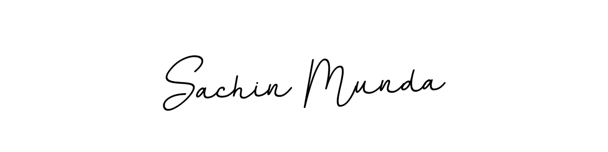 Sachin Munda stylish signature style. Best Handwritten Sign (BallpointsItalic-DORy9) for my name. Handwritten Signature Collection Ideas for my name Sachin Munda. Sachin Munda signature style 11 images and pictures png