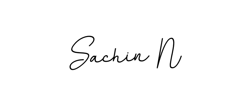 if you are searching for the best signature style for your name Sachin N. so please give up your signature search. here we have designed multiple signature styles  using BallpointsItalic-DORy9. Sachin N signature style 11 images and pictures png