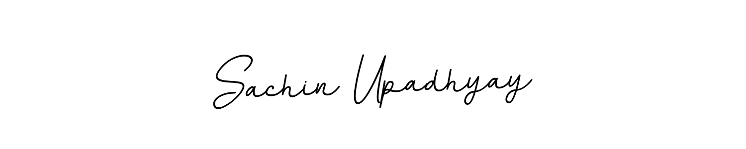 You should practise on your own different ways (BallpointsItalic-DORy9) to write your name (Sachin Upadhyay) in signature. don't let someone else do it for you. Sachin Upadhyay signature style 11 images and pictures png