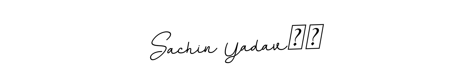 Design your own signature with our free online signature maker. With this signature software, you can create a handwritten (BallpointsItalic-DORy9) signature for name Sachin Yadav❤️. Sachin Yadav❤️ signature style 11 images and pictures png