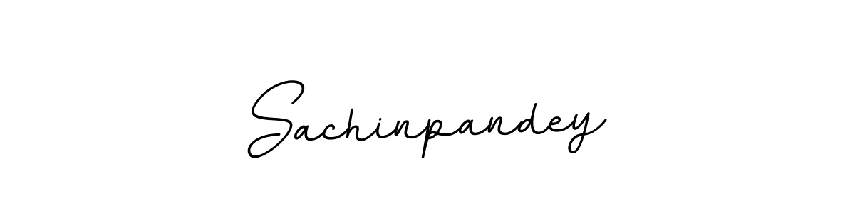 Use a signature maker to create a handwritten signature online. With this signature software, you can design (BallpointsItalic-DORy9) your own signature for name Sachinpandey. Sachinpandey signature style 11 images and pictures png