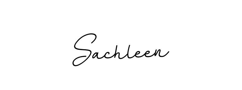 Make a beautiful signature design for name Sachleen. With this signature (BallpointsItalic-DORy9) style, you can create a handwritten signature for free. Sachleen signature style 11 images and pictures png