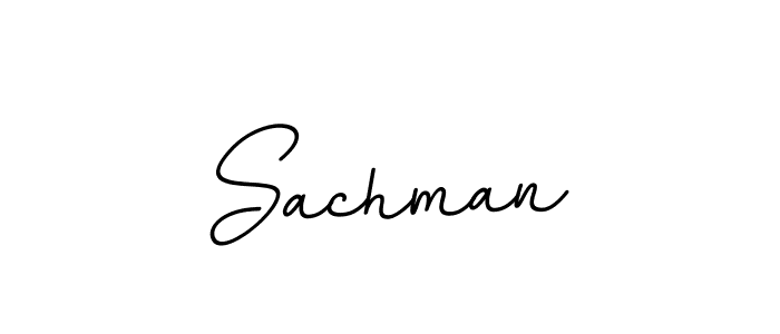 The best way (BallpointsItalic-DORy9) to make a short signature is to pick only two or three words in your name. The name Sachman include a total of six letters. For converting this name. Sachman signature style 11 images and pictures png