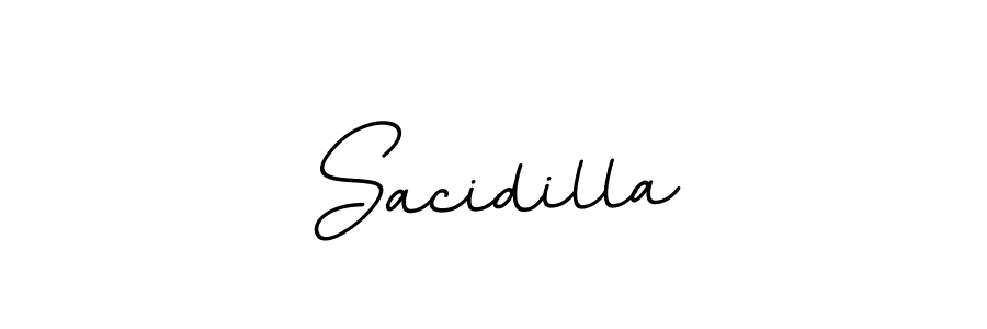 Also we have Sacidilla name is the best signature style. Create professional handwritten signature collection using BallpointsItalic-DORy9 autograph style. Sacidilla signature style 11 images and pictures png