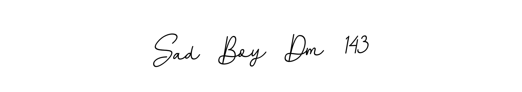 How to Draw Sad  Boy  Dm  143 signature style? BallpointsItalic-DORy9 is a latest design signature styles for name Sad  Boy  Dm  143. Sad  Boy  Dm  143 signature style 11 images and pictures png