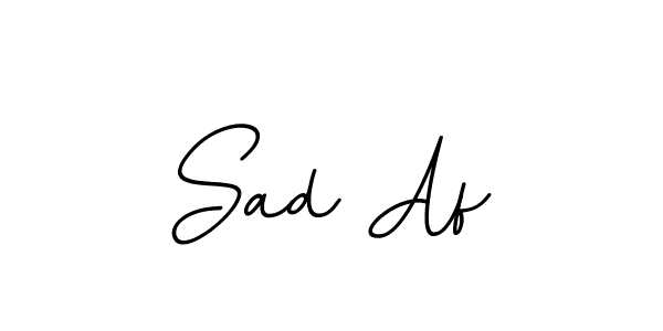 How to make Sad Af name signature. Use BallpointsItalic-DORy9 style for creating short signs online. This is the latest handwritten sign. Sad Af signature style 11 images and pictures png