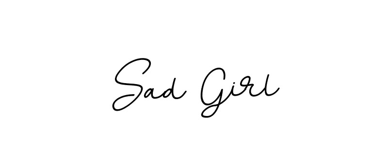 How to Draw Sad Girl signature style? BallpointsItalic-DORy9 is a latest design signature styles for name Sad Girl. Sad Girl signature style 11 images and pictures png