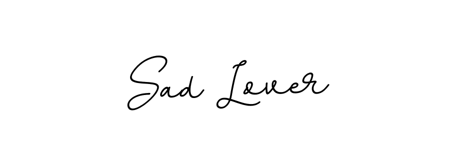 Similarly BallpointsItalic-DORy9 is the best handwritten signature design. Signature creator online .You can use it as an online autograph creator for name Sad Lover. Sad Lover signature style 11 images and pictures png