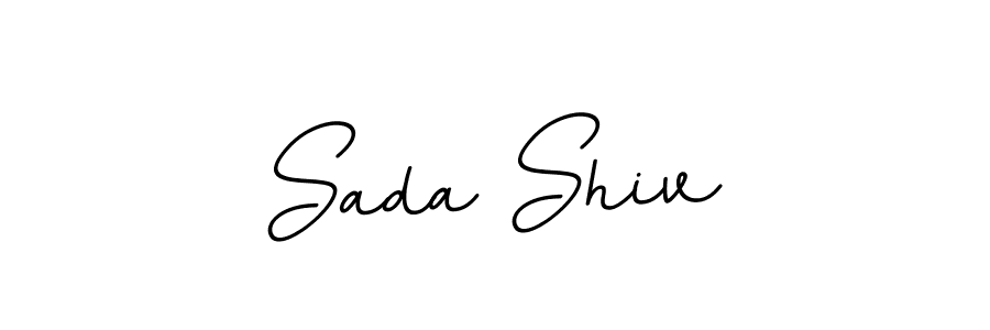 The best way (BallpointsItalic-DORy9) to make a short signature is to pick only two or three words in your name. The name Sada Shiv include a total of six letters. For converting this name. Sada Shiv signature style 11 images and pictures png