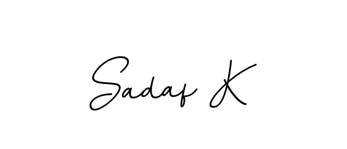 Similarly BallpointsItalic-DORy9 is the best handwritten signature design. Signature creator online .You can use it as an online autograph creator for name Sadaf K. Sadaf K signature style 11 images and pictures png